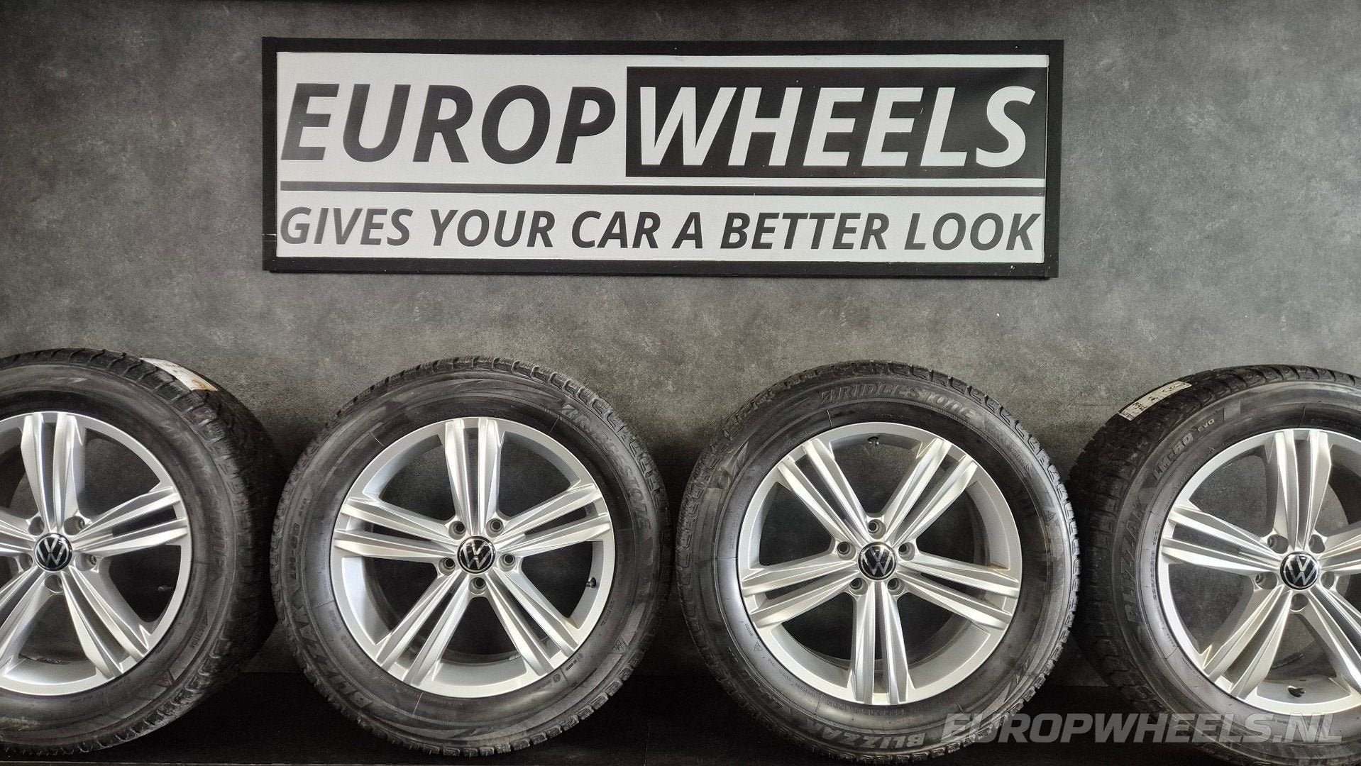 18 inch VW Tiguan AD1 Allspace BW2 velgen winterbanden, 18 inch, Gebruikt, -, -