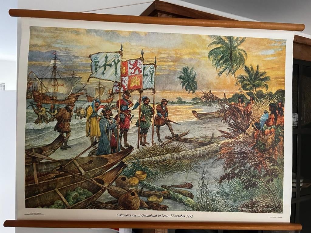 Columbus ontdekt Amerika, 1492, Ophalen of Verzenden, Aardrijkskunde