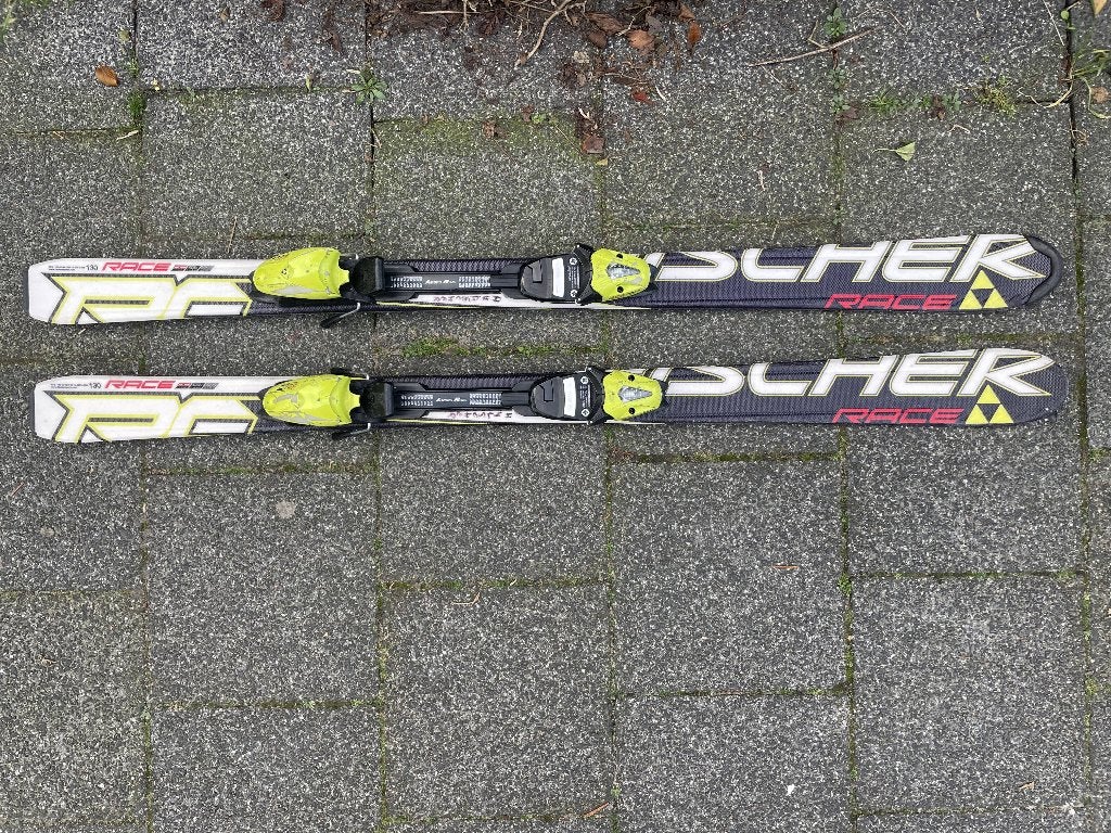 Fischer Race ski's met bindingen 130cm  - Gebruikt, Ophalen, 100 tot 140 cm, Carve, Skiën