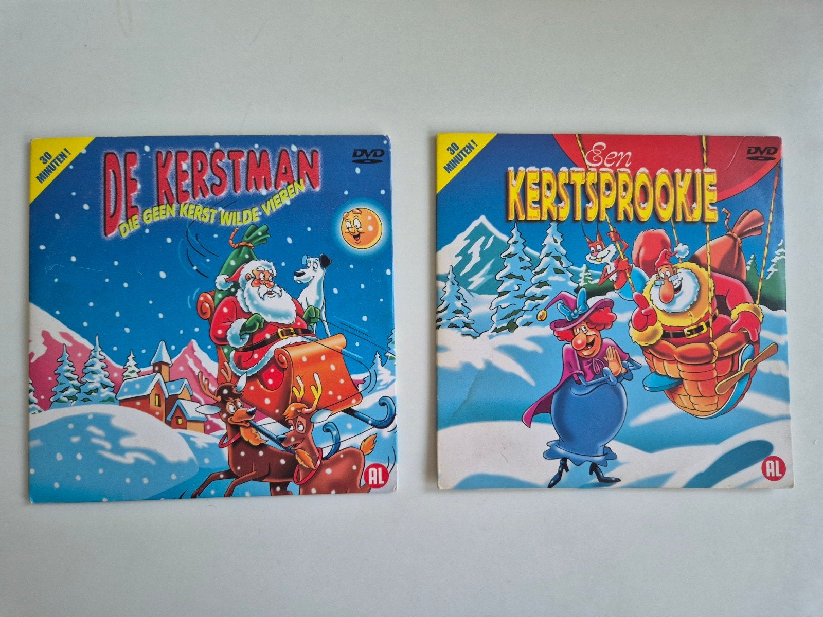 De Kerstman & Een Kerstsprookje DVD - Kerstfilms, Cd's en Dvd's, Dvd's | Kinderen en Jeugd, Inclusief DVD, Alle leeftijden, Zo goed als nieuw