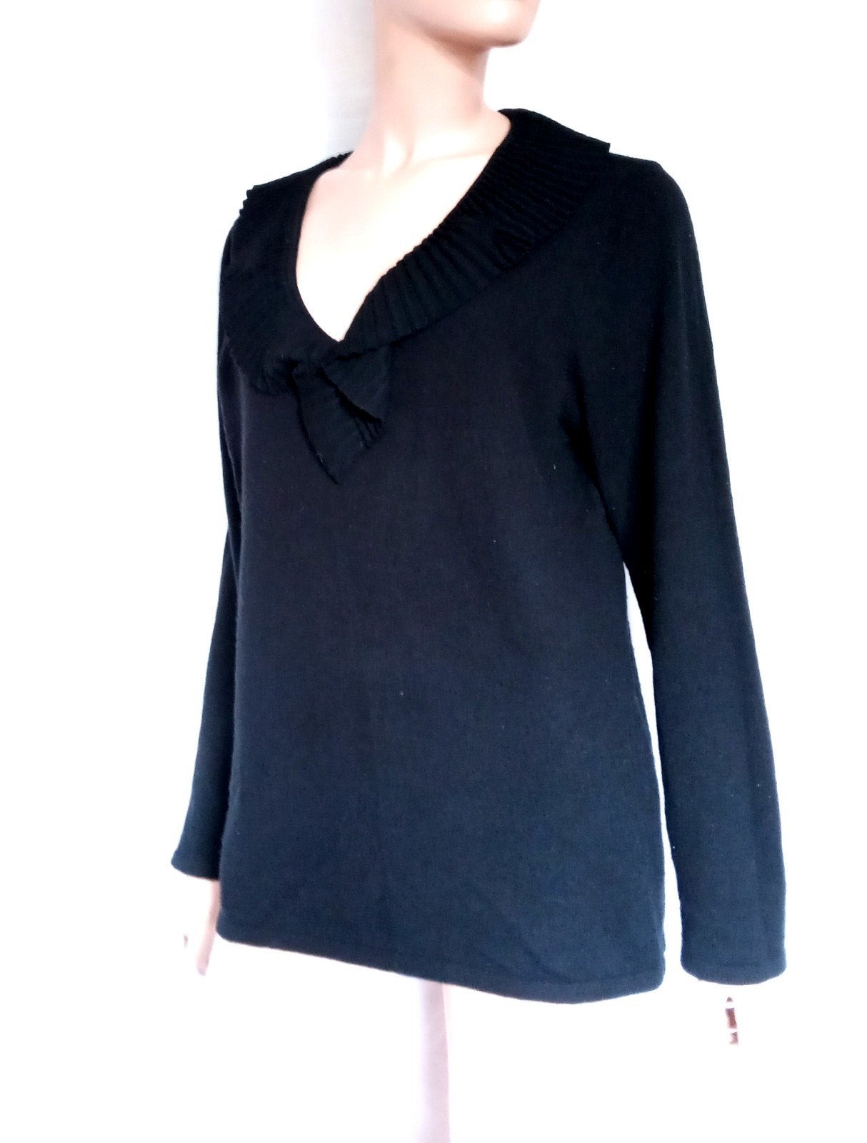 PETER HAHN CASHMERE Trui , Maat 44, Ophalen of Verzenden, Zo goed als nieuw, Maat 42/44 (L), Zwart