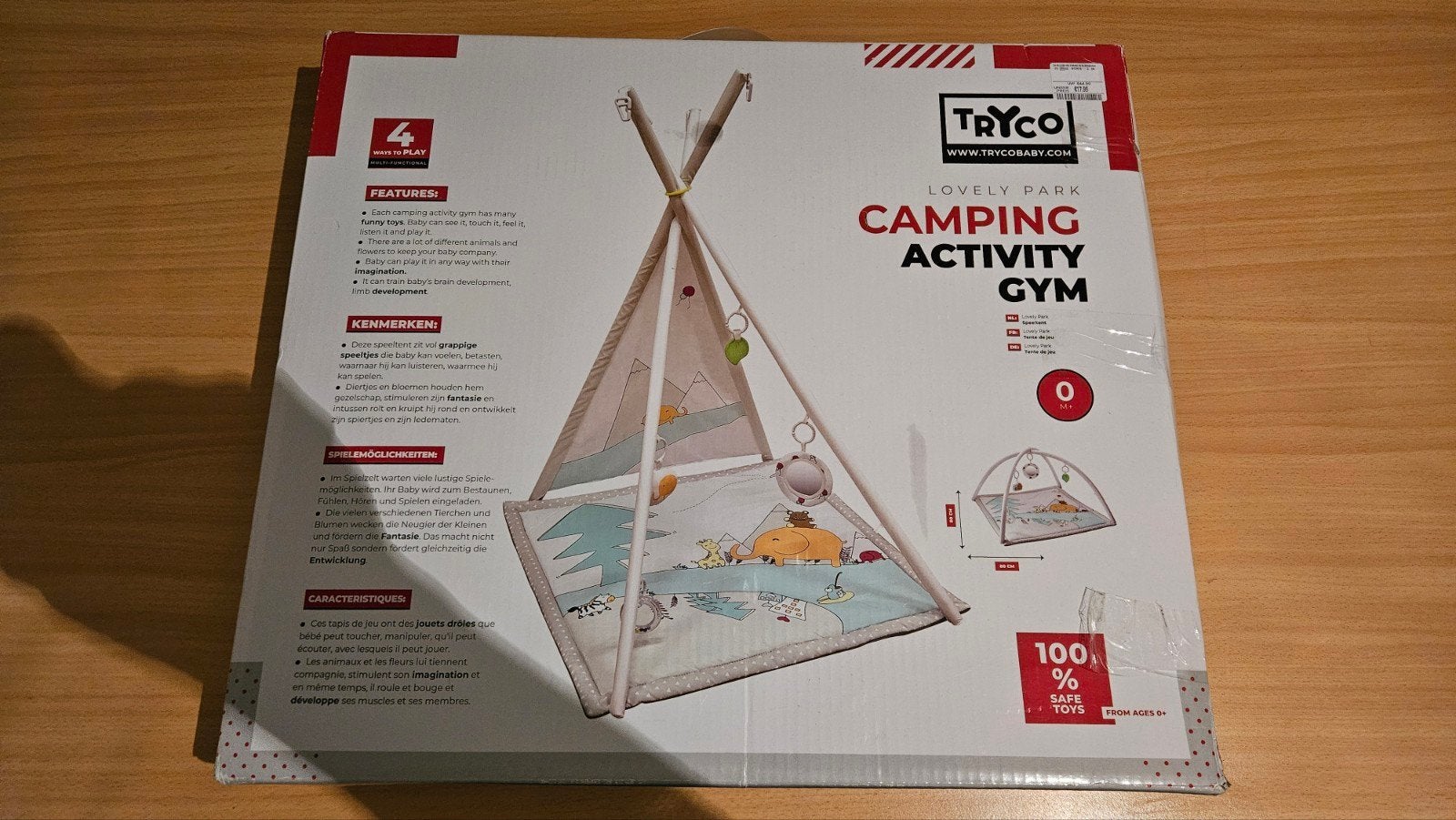 Tryco Lovely Park Camping Activity Gym Babygym, Ophalen