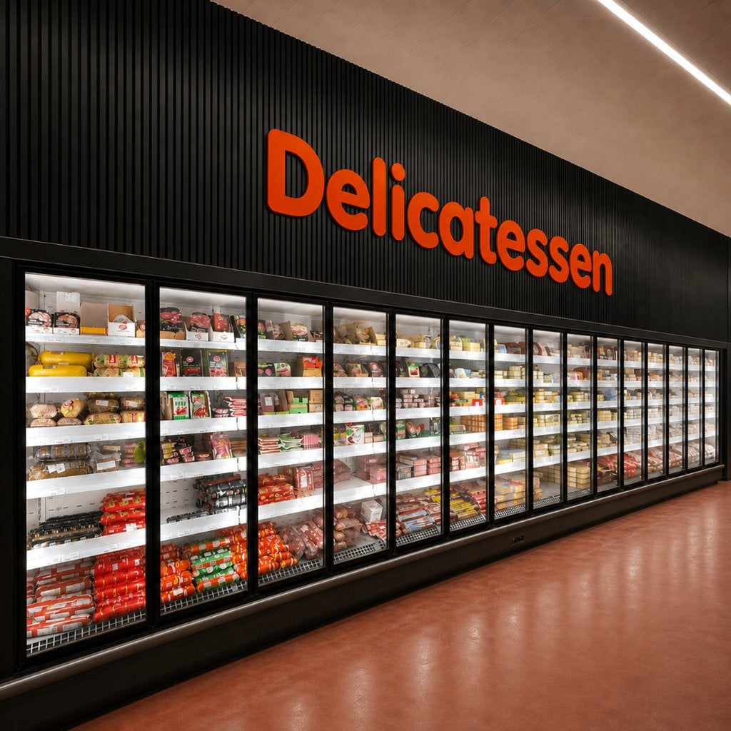 Wandkoeling, Koelmeubel, Wandfrigo, supermarkt koeling NIEUW, Ophalen
