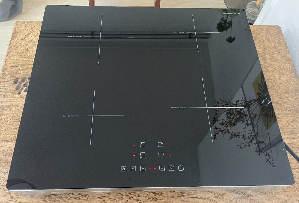 Inventum VKI6010ZIL/01 inductie kookplaat - Vrijstaand, Witgoed en Apparatuur, Ophalen, 4 kookzones, Zo goed als nieuw, Inductie