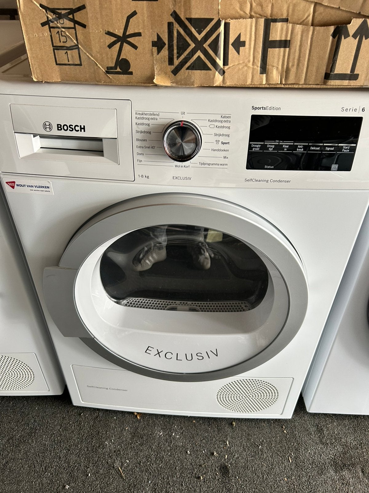 Refurbished Bosch WTW85490NL Serie 6 Warmtepompdroger 8kg, Ophalen, 6 tot 8 kg, Overige typen, Refurbished