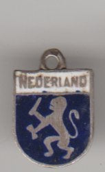 nederland hanger emaille ( ook als speld ), Verzenden, Zo goed als nieuw, Overige onderwerpen