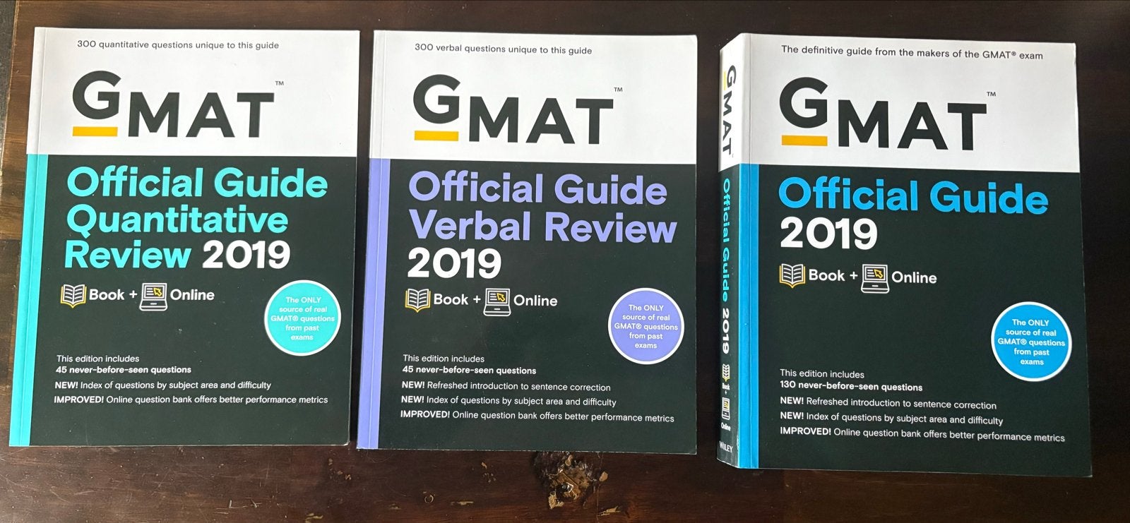 GMAT Official Guide 2019 - Complete Set (3 boeken), Boeken, Ophalen of Verzenden, Beta, Zo goed als nieuw, WO