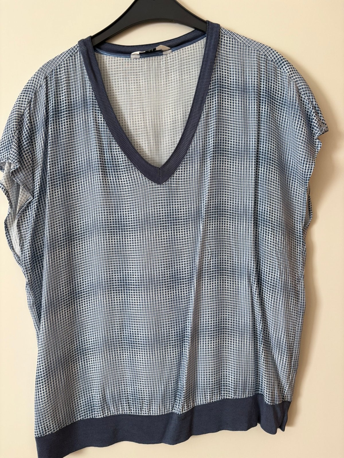 Shirt van Yaya, Maat 38/40 (M), Blauw, Ophalen of Verzenden, Zo goed als nieuw