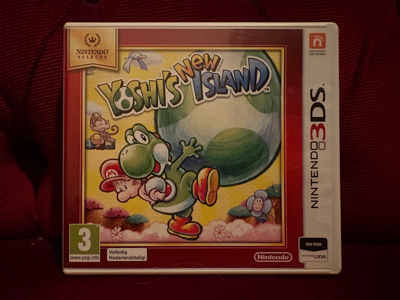 Yoshi's New Island - Nintendo 3DS (Nederlandstalig), 1 speler, Ophalen of Verzenden, Zo goed als nieuw, Vanaf 3 jaar