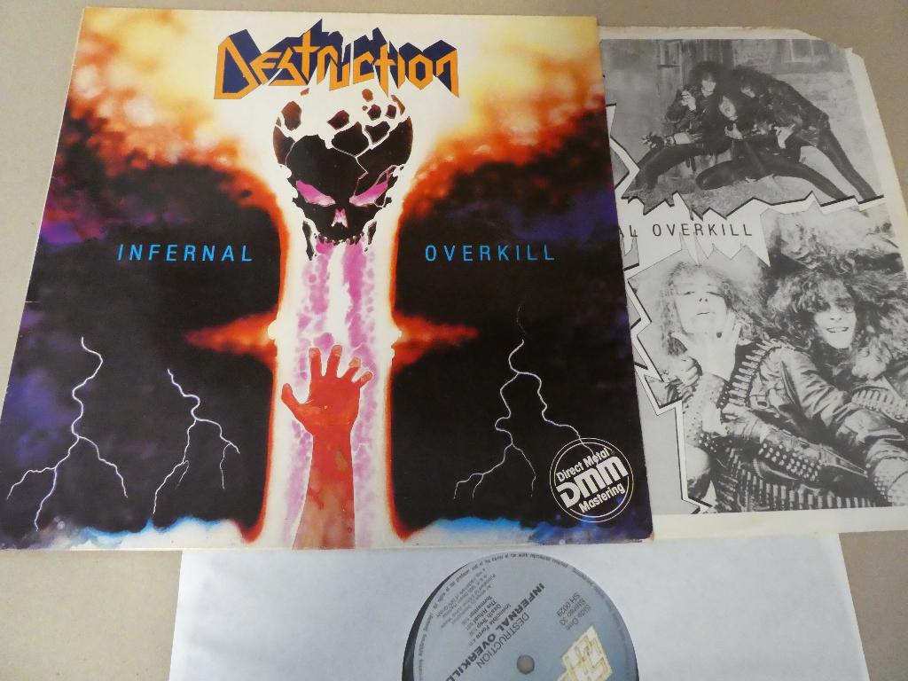Destruction – Infernal Overkill (1985), Inclusief binnenhoes, Verzenden, Gebruikt, 12 inch