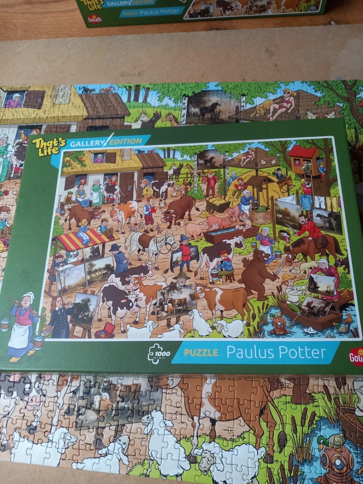 Jumbo 'That's Life Gallery Edition' Paulus Potter Puzzel, Ophalen of Verzenden, Meer dan 50 stukjes, Zo goed als nieuw, 6 jaar of ouder