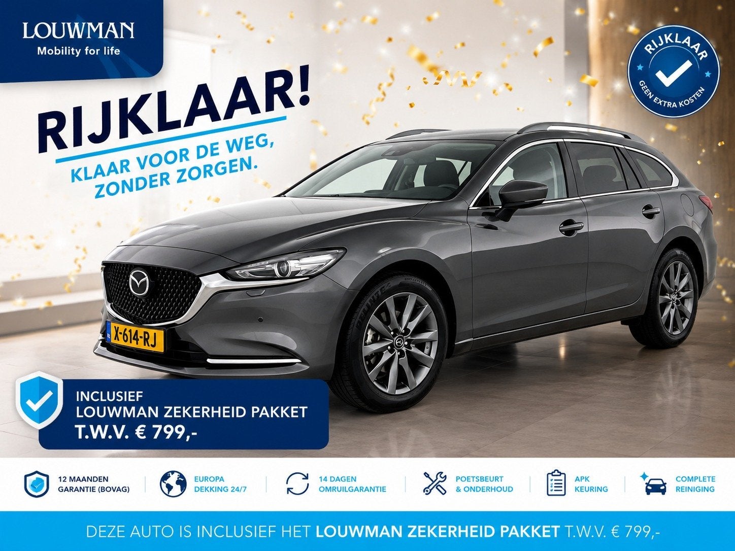 Mazda 6 Sportbreak 2.0 SkyActiv-G 165 Centre-Line Automaat |
