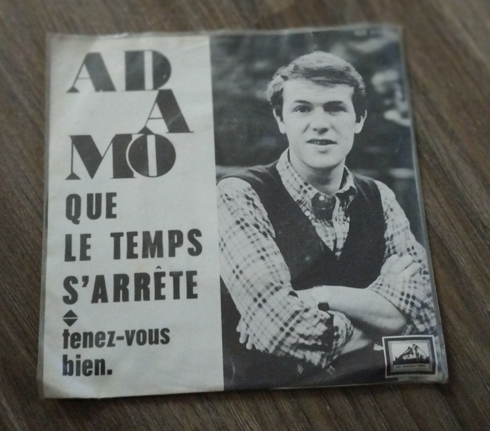 Adamo - Dans Le Vert De Ses Yeux / Que Le Temps S'Arrête, Gebruikt, 7 inch, Ophalen of Verzenden, Pop