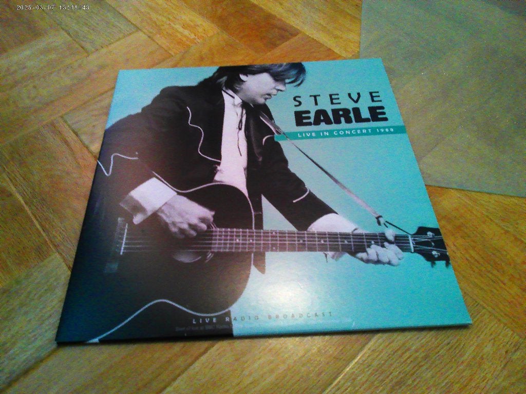 Steve Earle - Bijzondere bootleg LP, Cd's en Dvd's, Vinyl | Rock, LP, Verzenden, Zo goed als nieuw, 12 inch