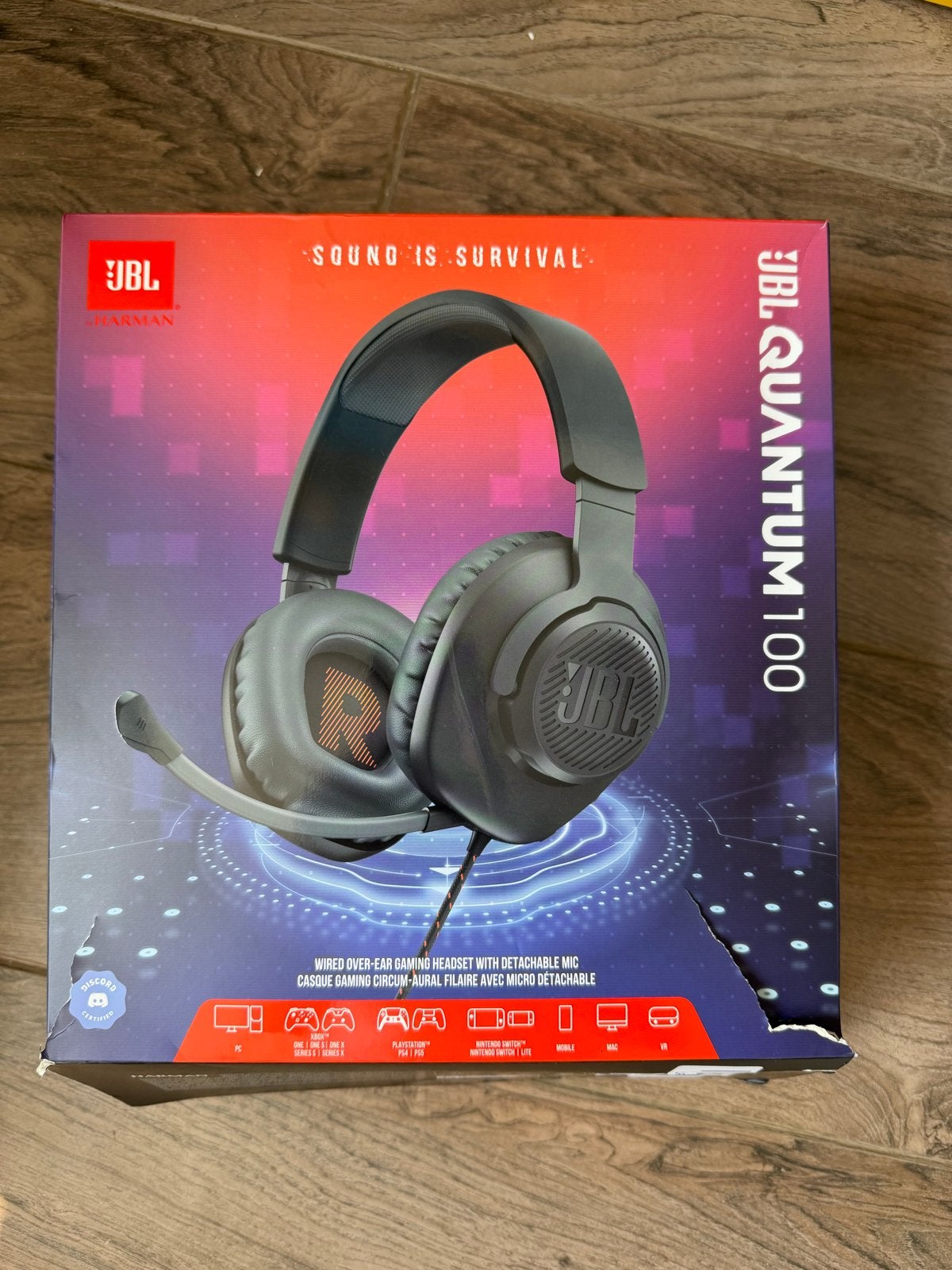 Nieuw JBL Quantum 100 Gaming Headset - Open Box