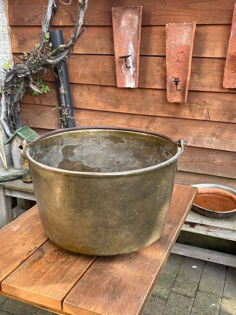 Koperen ketel, Ophalen, Minder dan 30 cm, Rond, Zo goed als nieuw