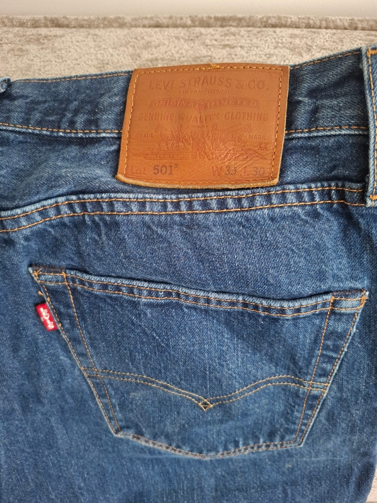 LEVI’S 501 JEANS W33 L30, Kleding | Heren, Spijkerbroeken en Jeans, Blauw, Ophalen of Verzenden, Zo goed als nieuw, W33 - W34 (confectie 48/50)