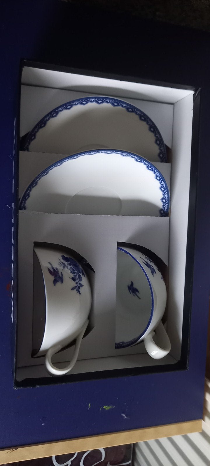 Rijksmuseum Delfts blauw kop en schotel 2, Ophalen of Verzenden