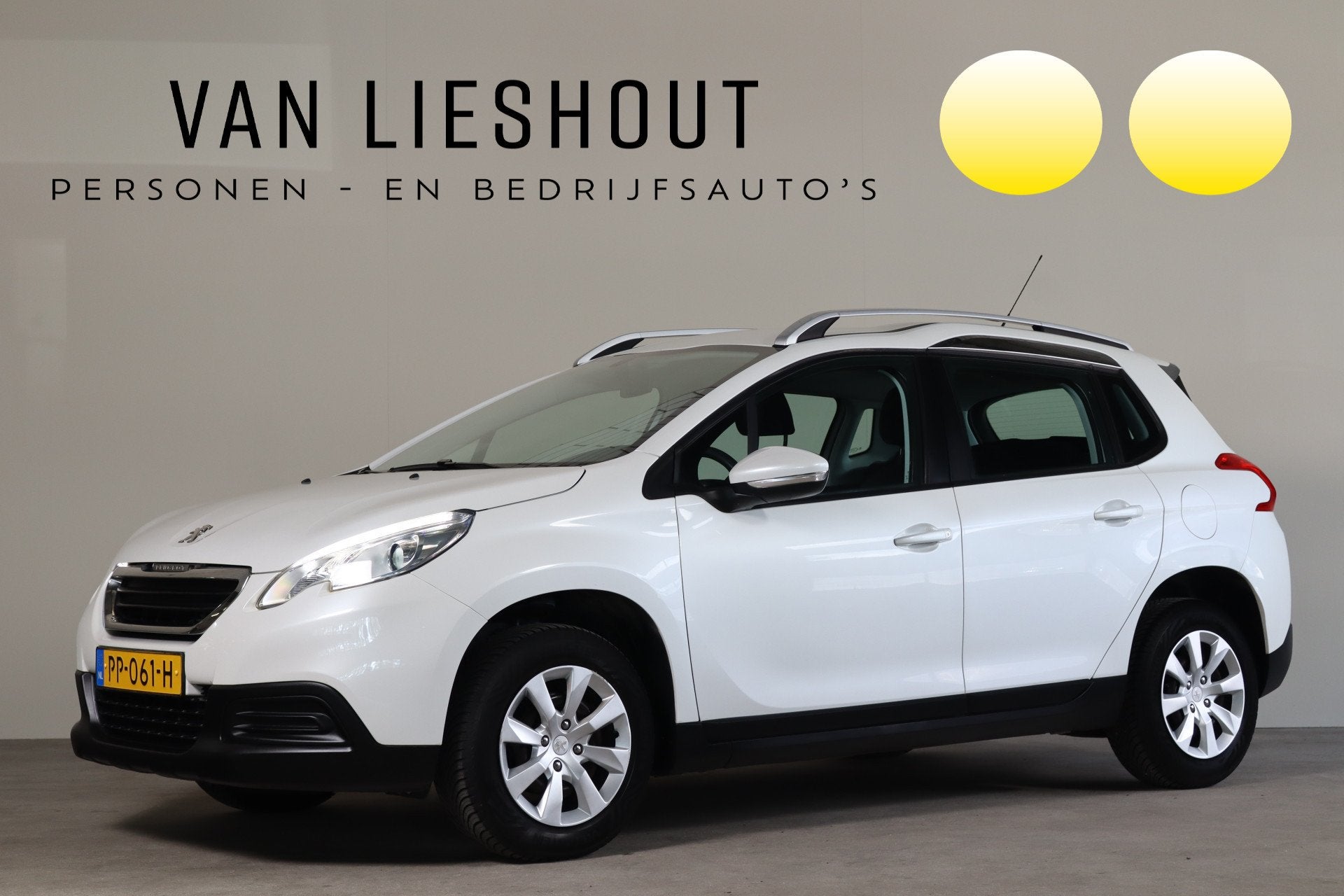 Peugeot 2008 1.2 PureTech Blue Lease AC I Cruise (bj 2014), Auto's, Euro 5, Stof, 1199 cc, LED verlichting