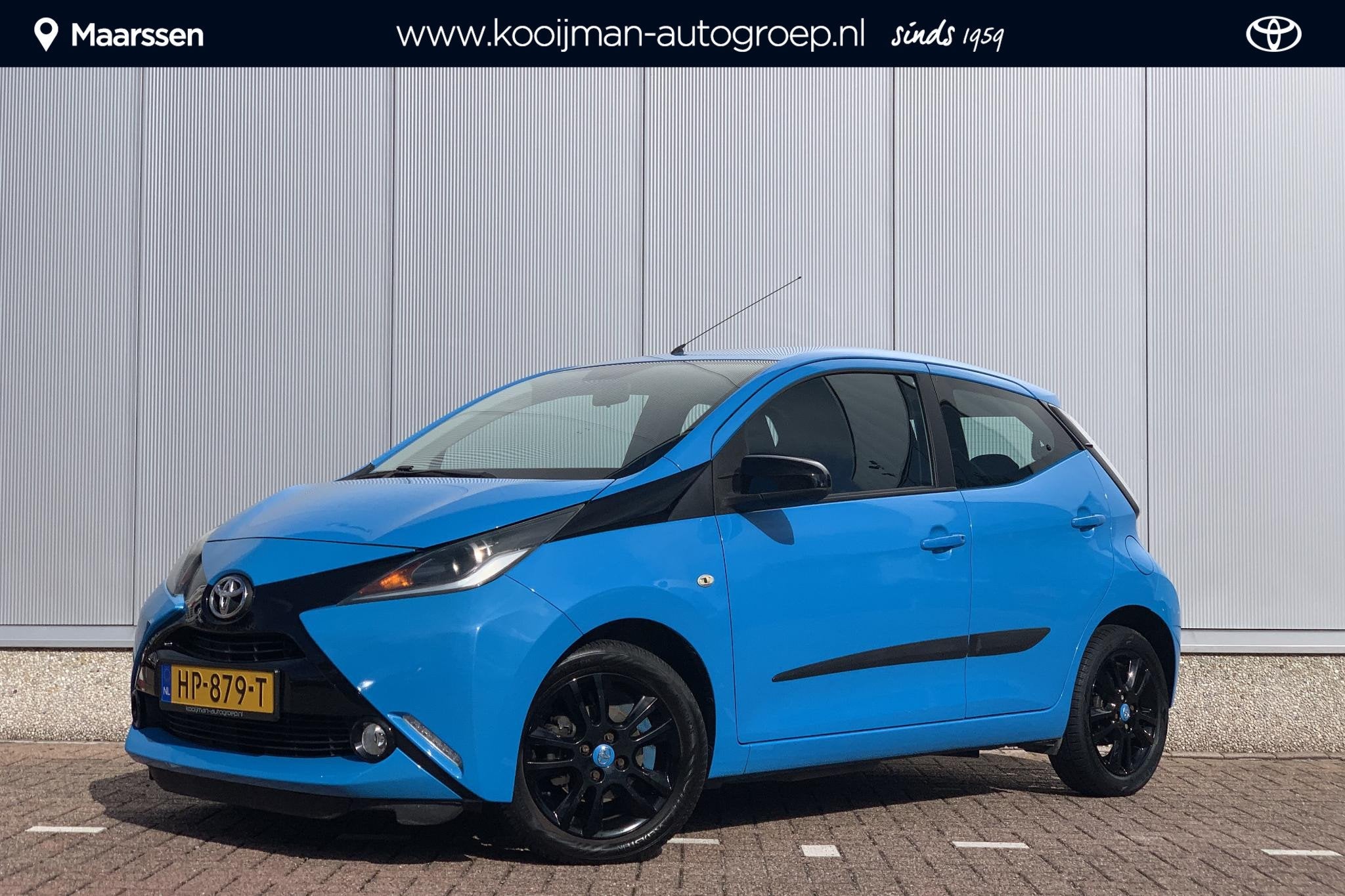 Toyota Aygo 1.0 VVT-i x-cite / Airco / Zwarte Velgen / Cruis, Auto's, Voorwielaandrijving, Stof, Gebruikt, Euro 6