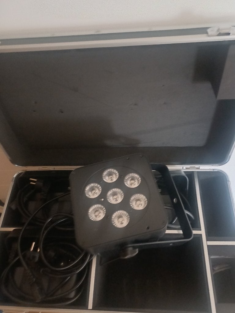 12x Jb systems led plano 6in1, Ophalen, Zo goed als nieuw, Licht, Geluidgestuurd