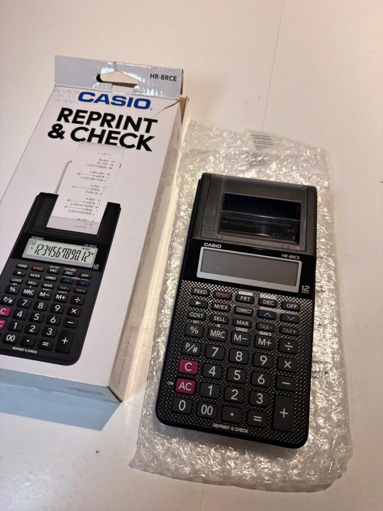 Casio reprint & check, Ophalen of Verzenden, Nieuw