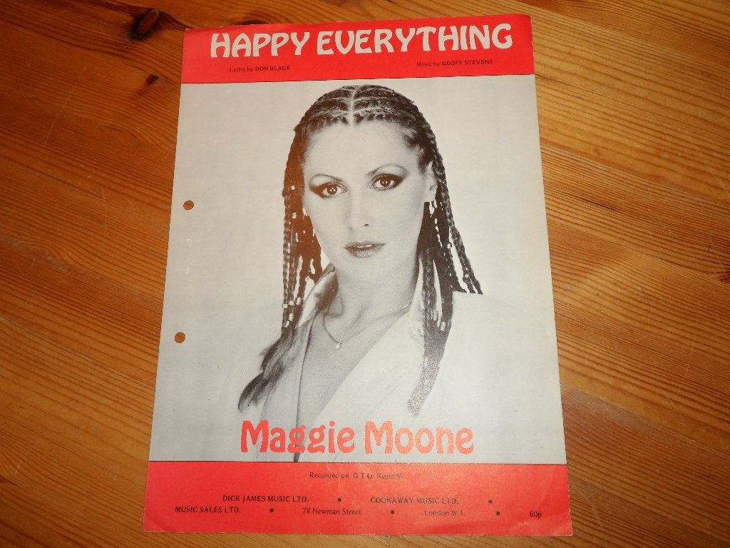 Happy everything - maggie moone - stevens / black, Gebruikt, Gitaar, Ophalen of Verzenden, Artiest of Componist