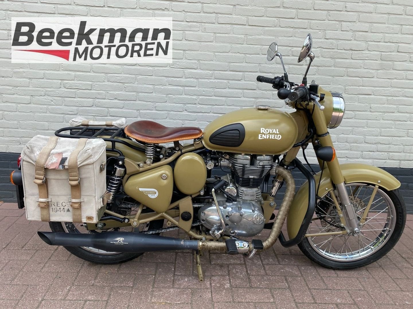ROYAL ENFIELD BULLET 500 (bj 2019) 15,760 km, Motoren, 499 cc, Bedrijf, Onbekend, Overig