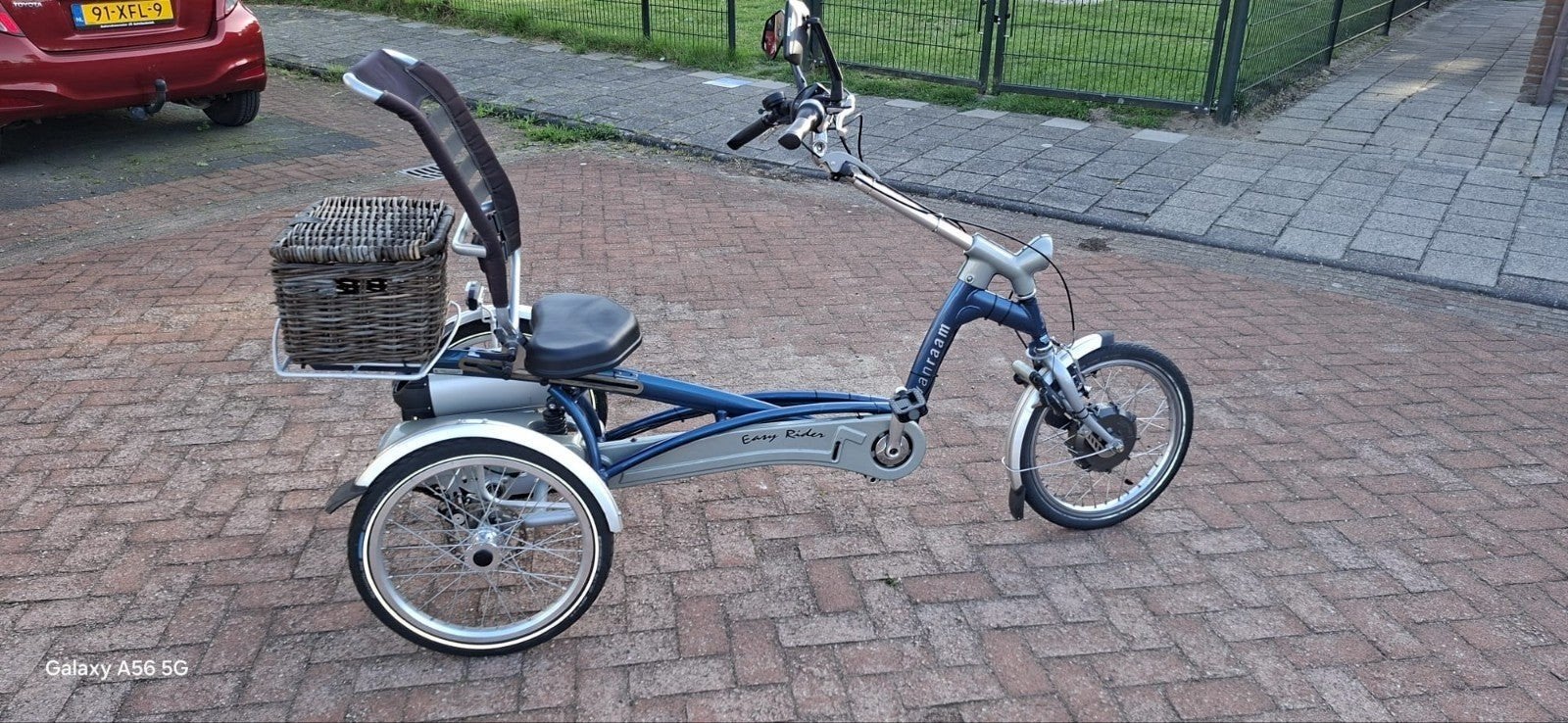 Van Raam Easy Rider driewieler elektrische fiets, Gebruikt, Minder dan 47 cm, 50 km per accu of meer, Ophalen