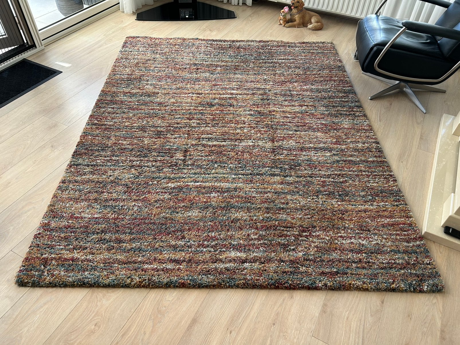 Te koop nette  en kleurrijke karpet., Ophalen, 150 tot 200 cm, 200 cm of meer, Zo goed als nieuw