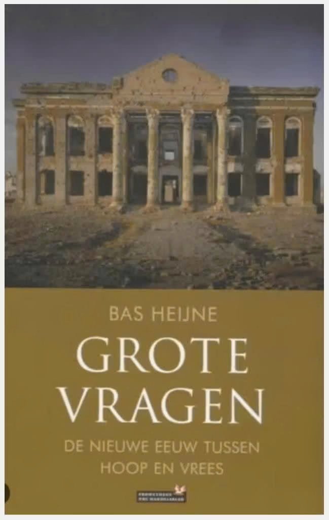 Grote vragen (Bas Heijne), Ophalen of Verzenden, Zo goed als nieuw