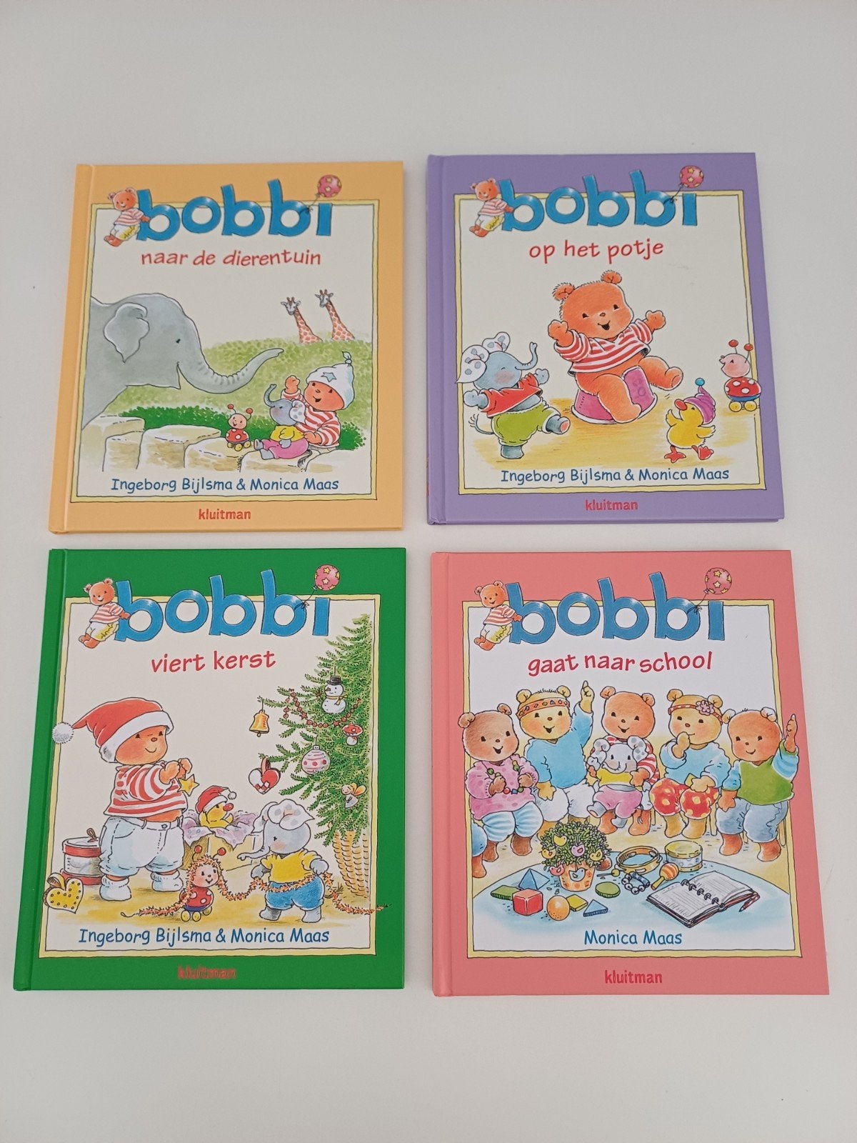 4 Bobbi voorleesboeken, Fictie algemeen, Jongen of Meisje, Ingeborg Bijlsma & Monica Maas, Ophalen of Verzenden