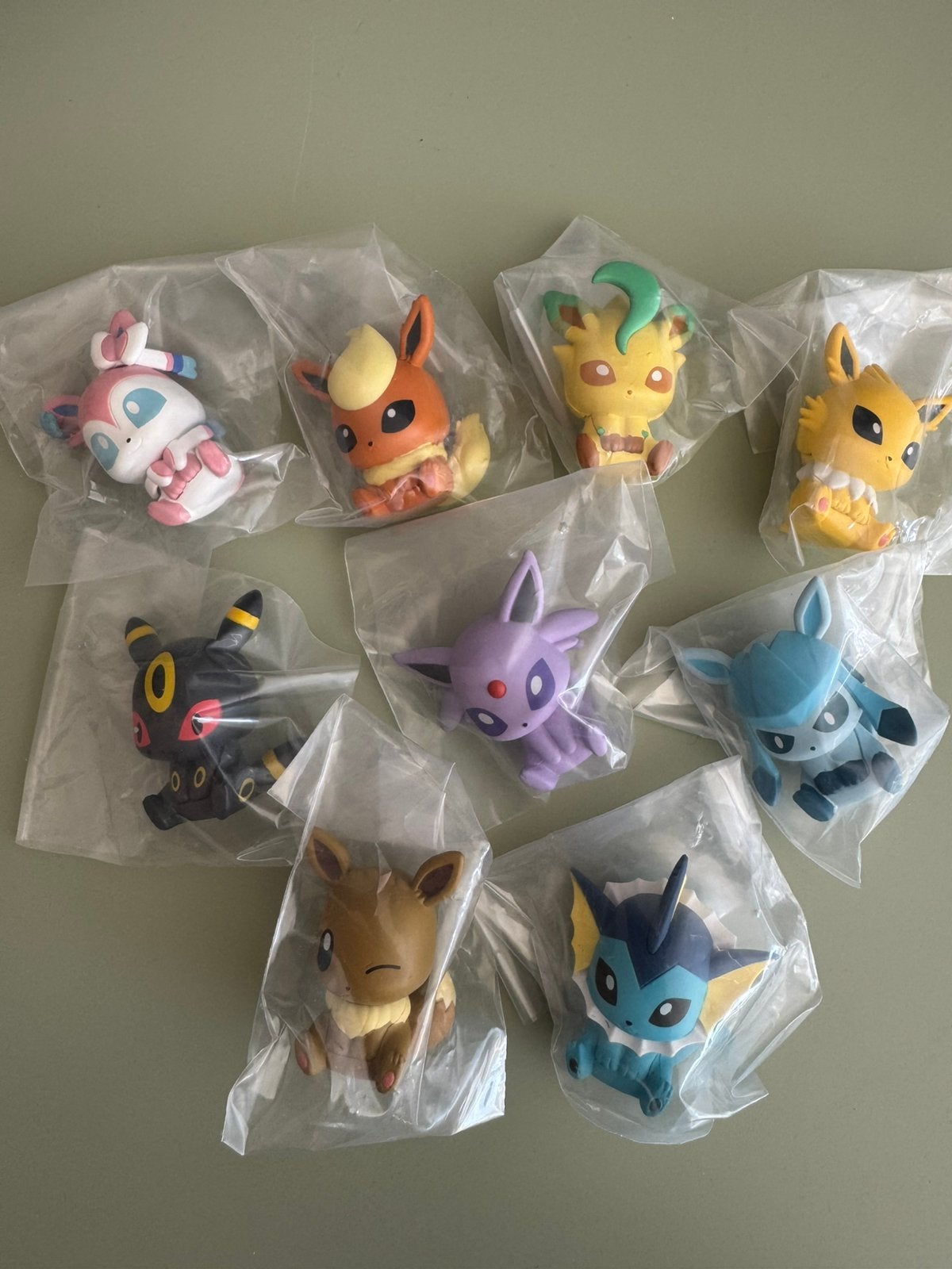 Bandai Pokémon mini figure Eevee’s family 9pcs set, Verzamelen, Poppetjes en Figuurtjes, Ophalen of Verzenden, Nieuw