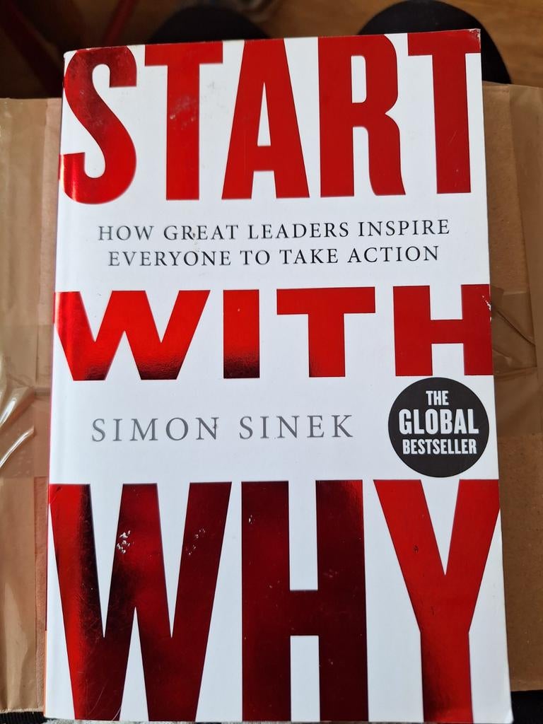Start with Why - Simon Sinek ZGAN, Ophalen of Verzenden, Zo goed als nieuw