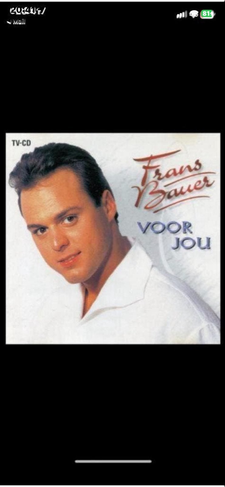 Frans Bauer - Voor Jou CD, Gebruikt, Overige genres, Ophalen of Verzenden, Inclusief boekje