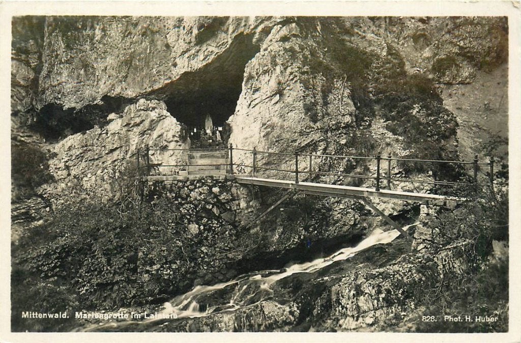 701-398-023 Mittenwald Mariengrotte, Ophalen of Verzenden, Voor 1920, Duitsland