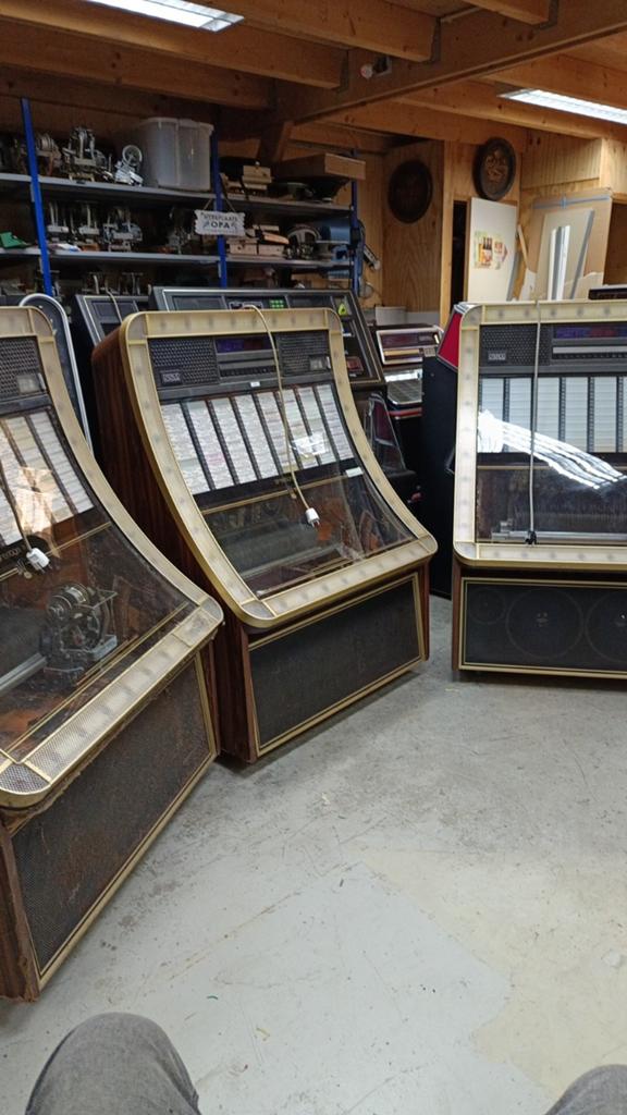 Nsm prestige160 2 es2 zeer zeldzame jukeboxen, Verzamelen, Automaten | Jukeboxen, Ophalen of Verzenden, Zo goed als nieuw, 1970 tot heden