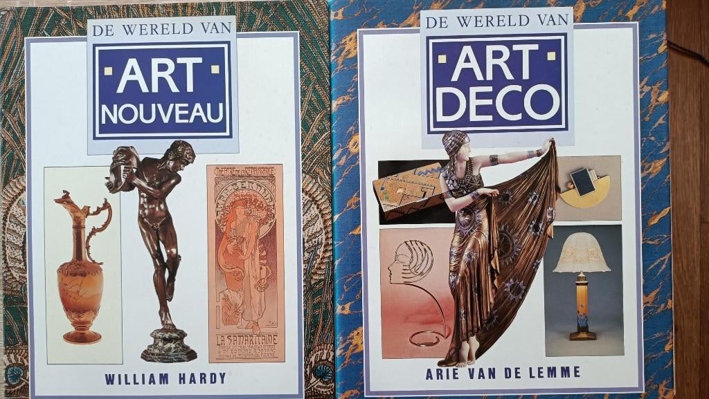 2 bkn - De wereld van Art Deco + wereld van Art Nouveau, Boeken, Kunst en Cultuur | Beeldend, Zo goed als nieuw, Ophalen of Verzenden