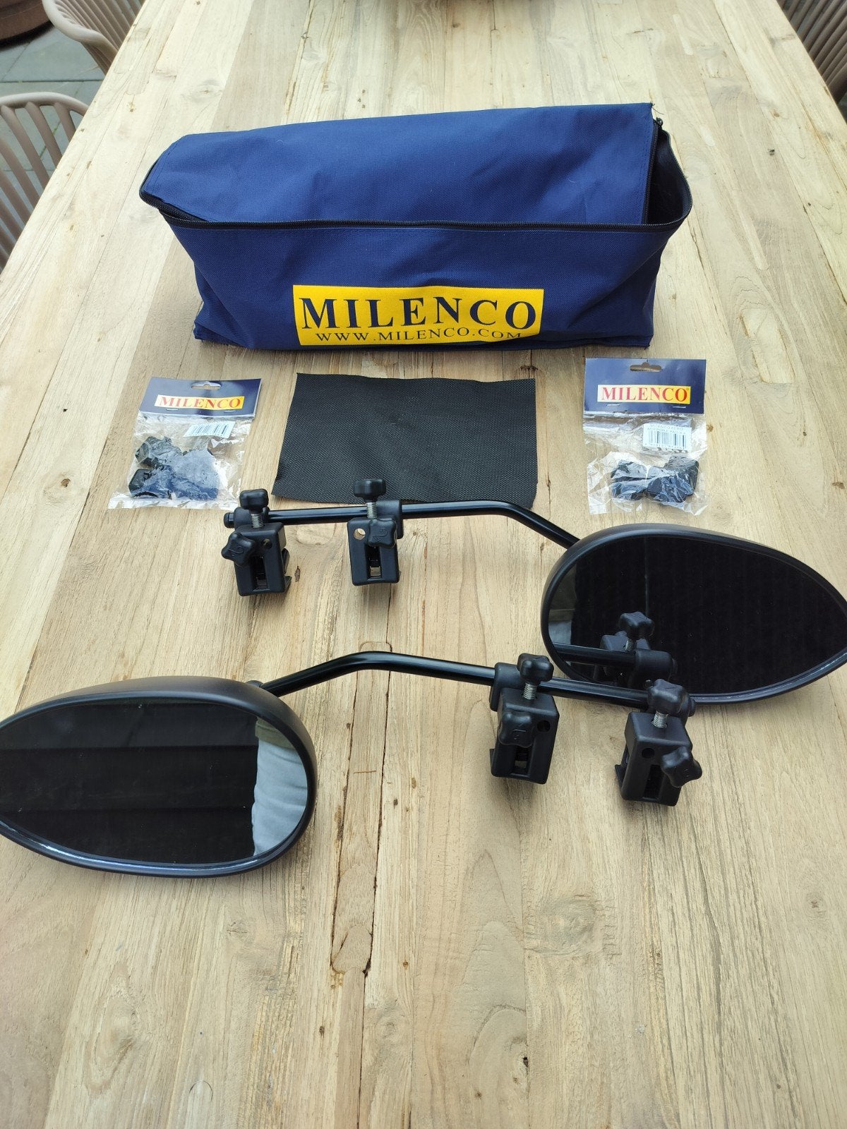 Milenco Aero 3 Caravan Spiegels - Complete Set, Caravans en Kamperen, Caravan accessoires, Ophalen, Zo goed als nieuw