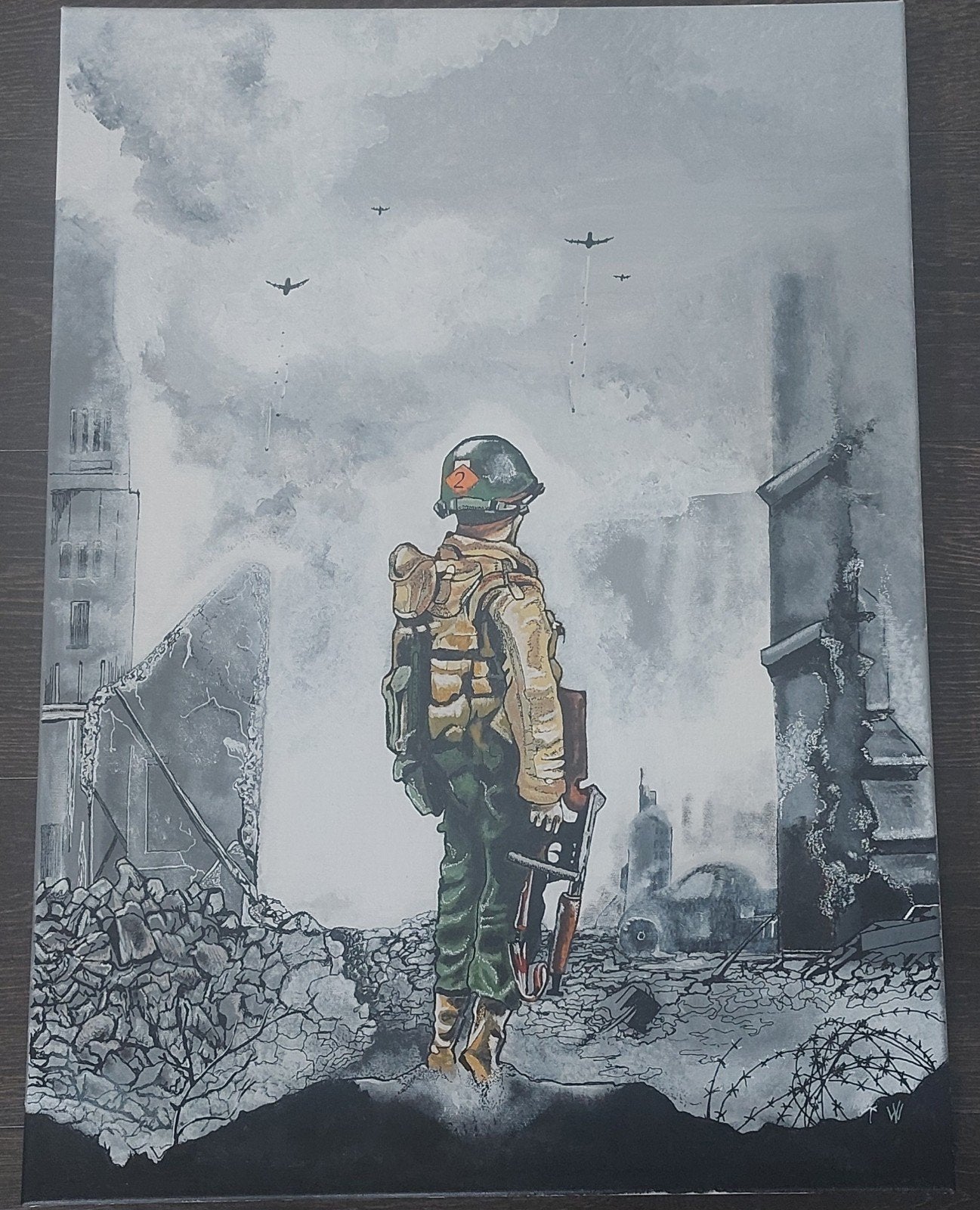Ww2 schilderij, Ophalen, Engeland, Foto of Poster