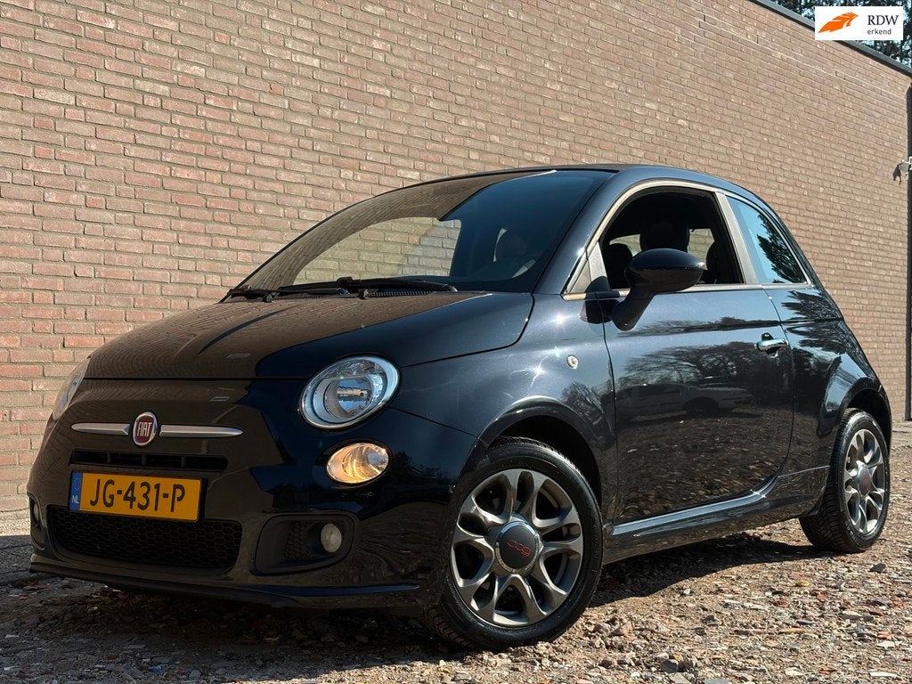 Fiat 500 0.9 Sport Cabrio | Climate | Half leder, Voorwielaandrijving, Euro 5, 86 pk, Gebruikt