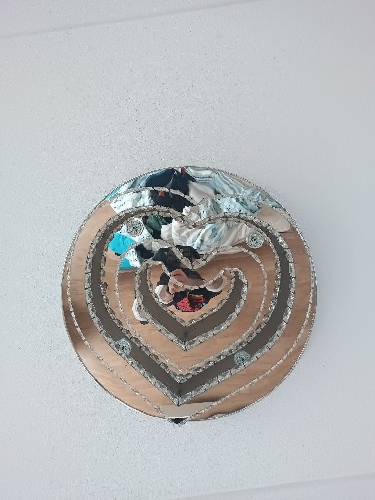 lamp, Huis en Inrichting, Ophalen of Verzenden, Zo goed als nieuw, Glas