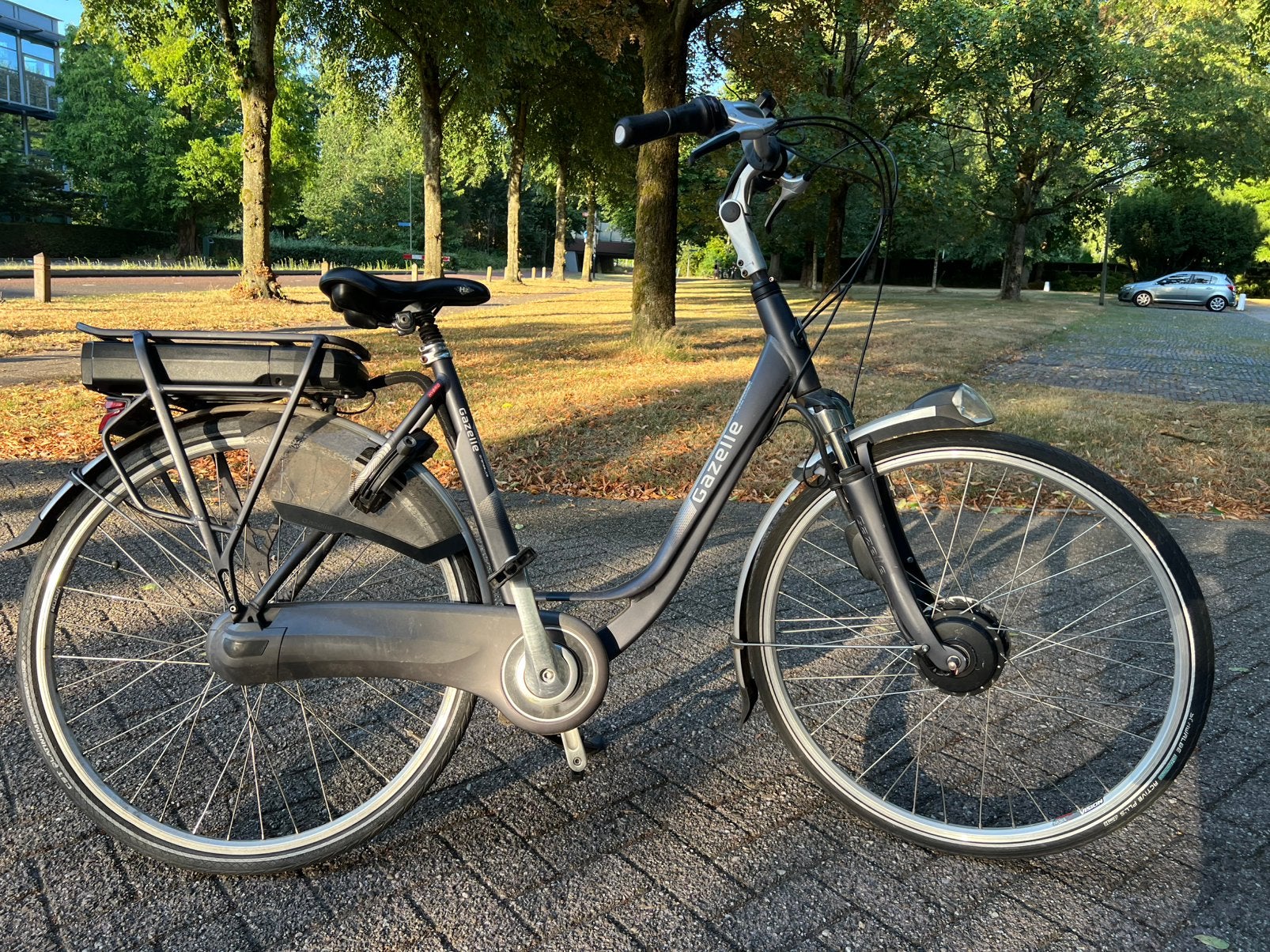 Nette Gazelle orange C8 elektrische fiets Panasonic motor, 51 tot 55 cm, Ophalen of Verzenden, Zo goed als nieuw, Gazelle