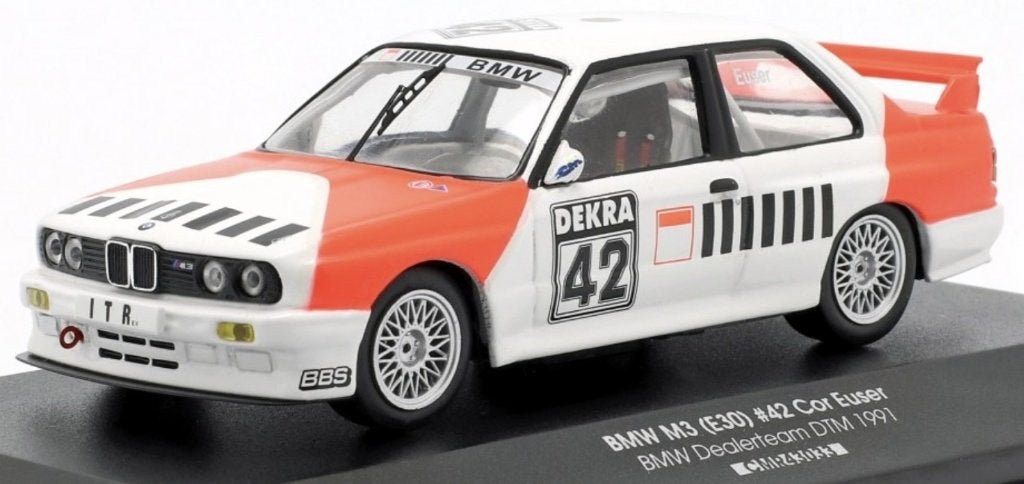 19625: BMW M3 (E30) #42 - Cor Euser - DTM 1991 - CMR 1:43, Auto, Nieuw, Willeckstr. 7, D-35614 Asslar, Germany, Ophalen of Verzenden