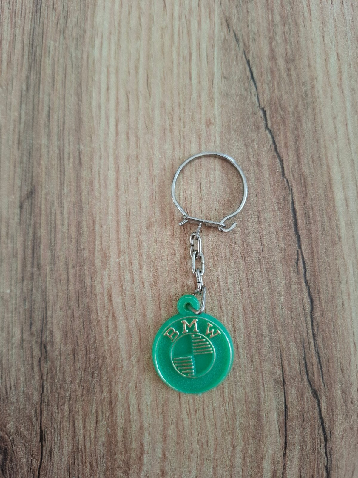 Vintage BMW sleutelhanger - Groen ( zeldzaam), Verzamelen, Ophalen of Verzenden, Gebruikt, Merk