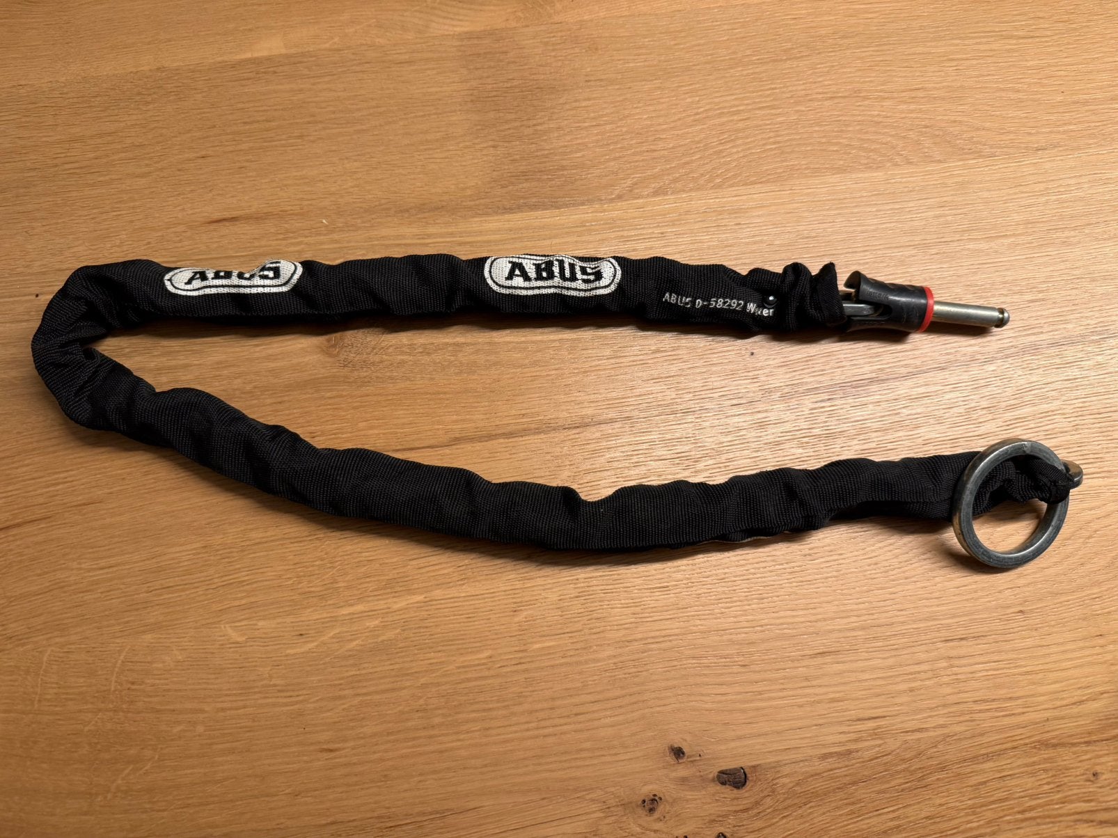 ABUS D-58293 Wetter ringslot insteekketting 100 cm, Ophalen, Zo goed als nieuw, Insteekslot