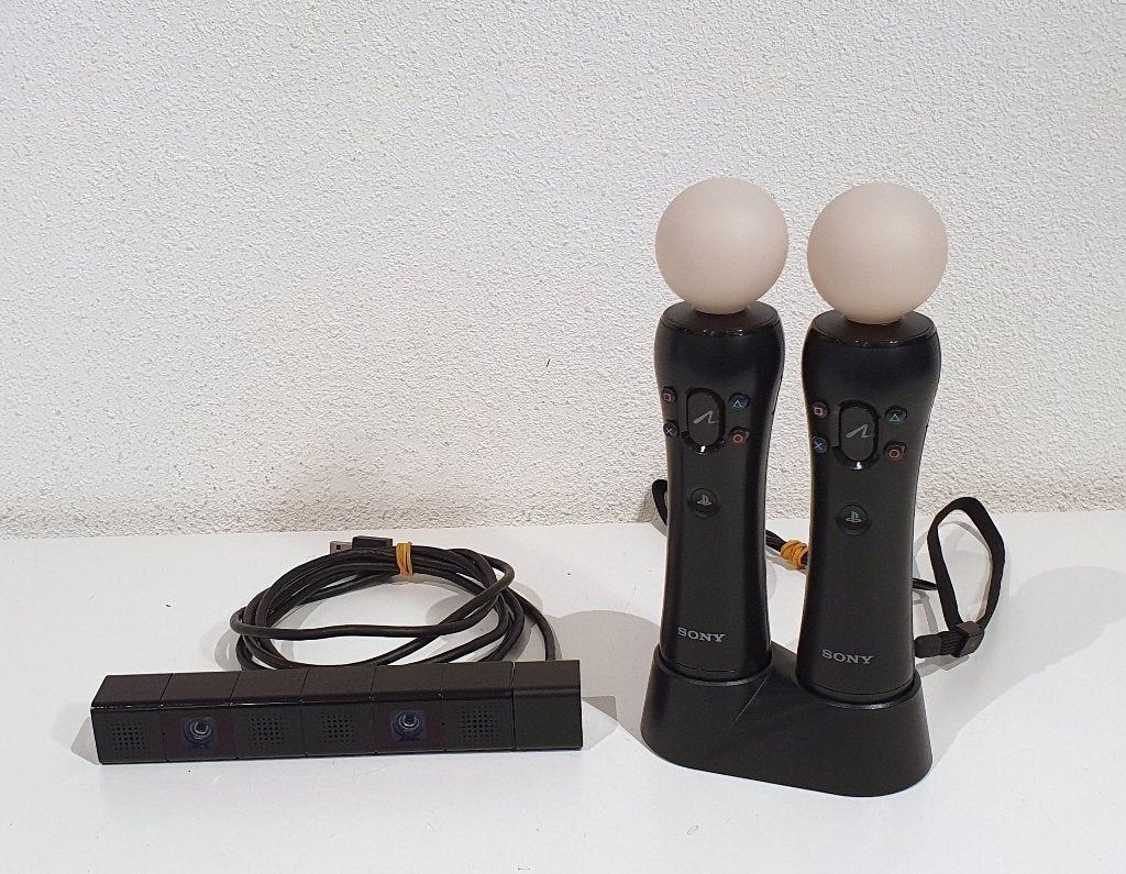 2x PlayStation 4 Move Motion Controllers +PlayStation Camera, Ophalen of Verzenden, S, PlayStation 4, Draadloos