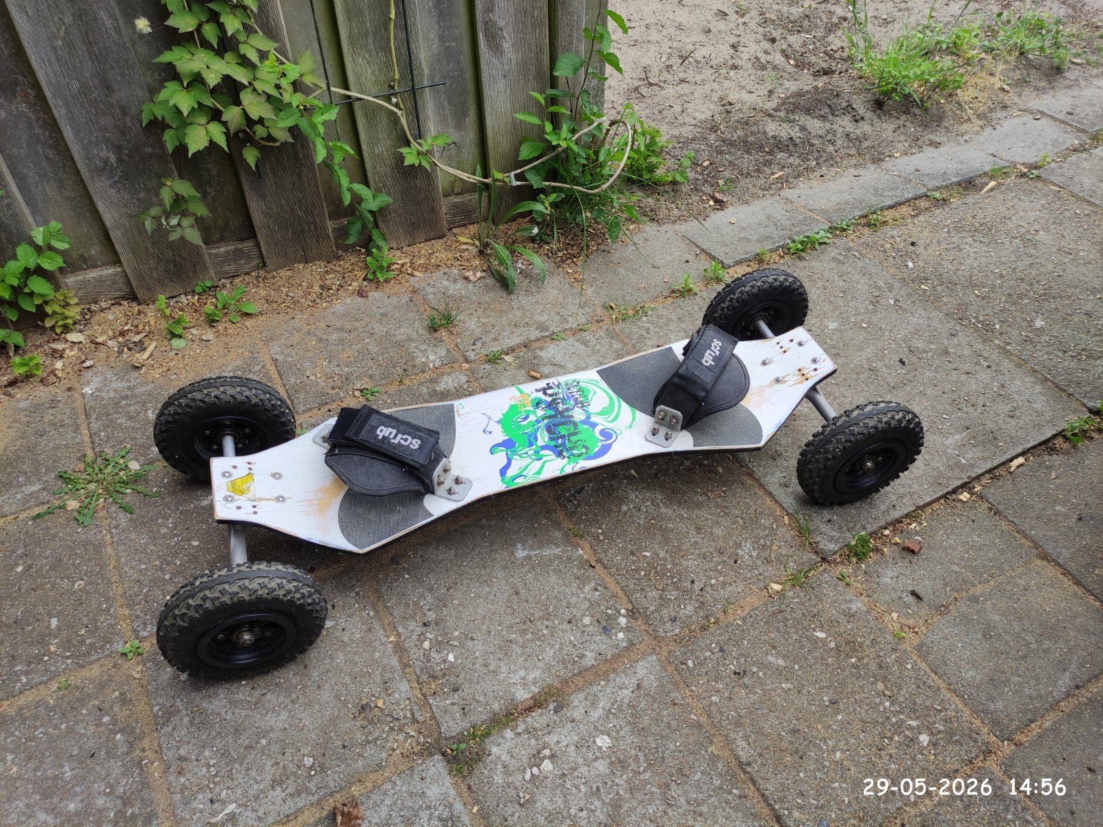 Scrub Mountainboard - Off-road skateboard, Sport en Fitness, Ophalen, Gebruikt, Skateboard