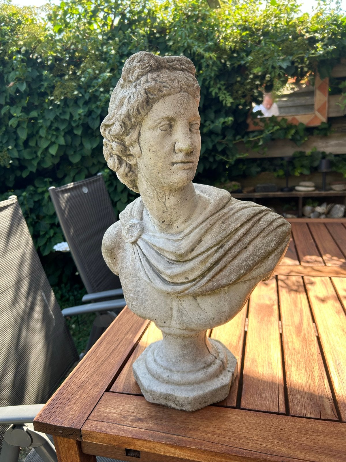 Klassieke Buste van Steen - Tuinbeeld, Ophalen, Overige onderwerpen, Weerbestendig, Buste