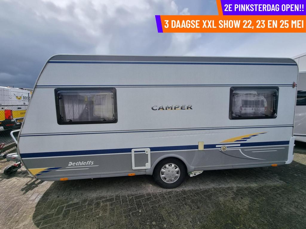 Dethleffs - 2DE PINKSTERDAG OPEN, RUIM 200 CARAVANS, Caravans en Kamperen, Caravans, Mover, Rondzit, Bedrijf, Tot en met 4